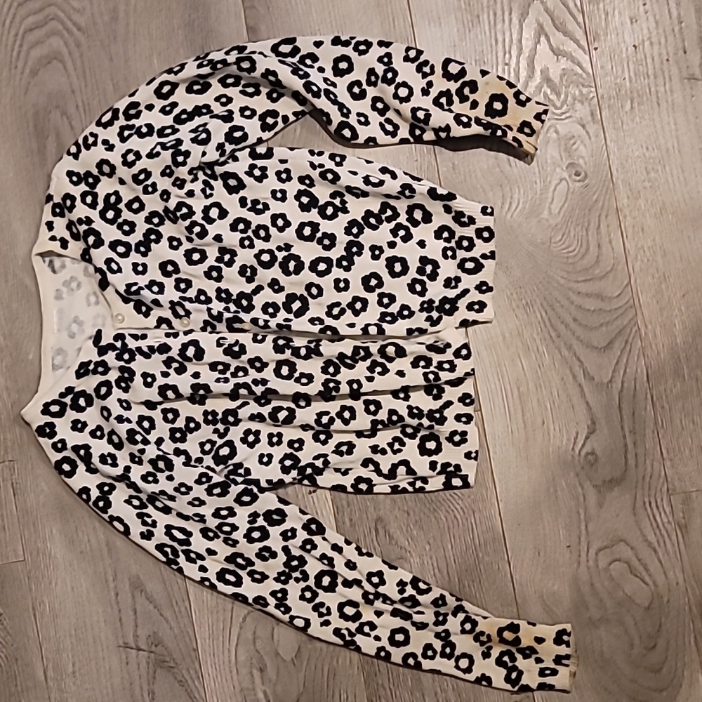 Gymboree Leopard Print Cardigan Size 7-8 Bundle & Save 30%